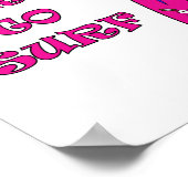 Geboren in Surf Mooja Surfboard White Poster (Hoek)