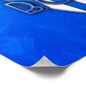 Geboren in Surf Poster (Hoek)