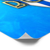 Geboren in Surf Poster (Hoek)