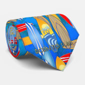 Geboren in Surf Stropdas (Opgerold)