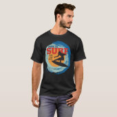 Geboren in Surf T-shirt (Voorkant volledig)
