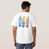 Geboren in Surf T-shirt (Achterkant volledig)