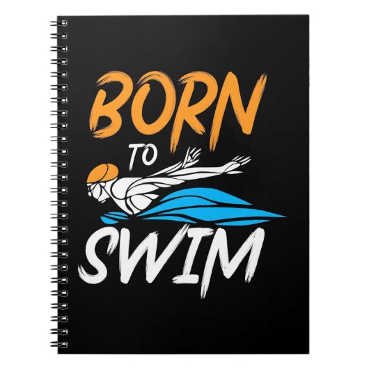 Geboren in Swim Notitieboek (Voorkant)