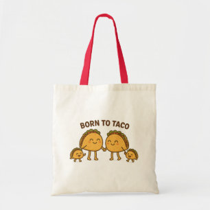 Geboren in Taco - Schattigee familie Taco Tote Bag