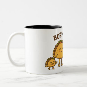 Geboren in Taco - Schattigee familie Taco Tweekleurige Koffiemok