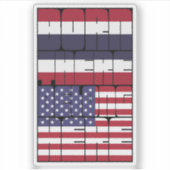 Geboren in Thailand, Amerikaner van identiteit Sticker (Voorkant)