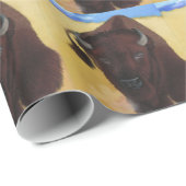 Geboren in Thunder Bison Buffalo Cadeaupapier (Rol Hoek)