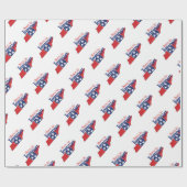 Geboren in Toennessee State Symbols Volunteer Stat Cadeaupapier (Vlak)