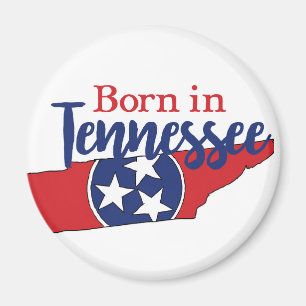 Geboren in Toennessee State Symbols Volunteer Stat Magneet