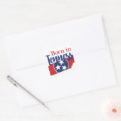 Geboren in Toennessee State Symbols Volunteer Stat Vierkante Sticker (Envelop)