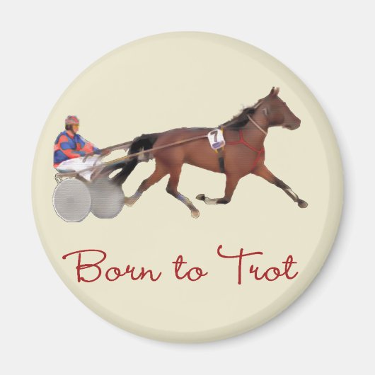 Geboren in Trot Magneet (Voorkant)