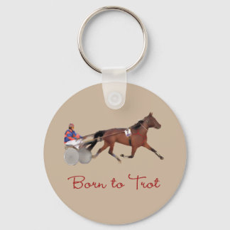 Geboren in Trot Sleutelhanger