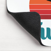 Geboren in Twirl Cute Baton Twirler Muismat (Hoek)