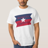 GEBOREN IN UgoSlaviA, geboren in Amerika en Joegos T-shirt (Voorkant)