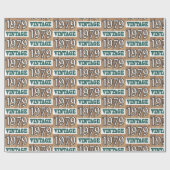 Geboren in verpakkingspapier van 1979 cadeaupapier (Vlak)