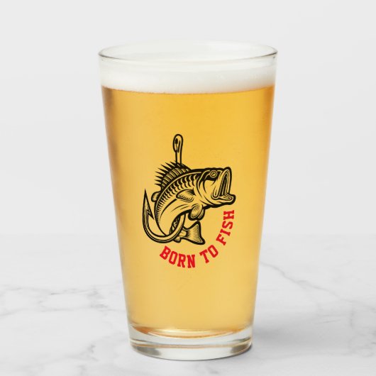 Geboren in vis glas (Voorkant gevuld)