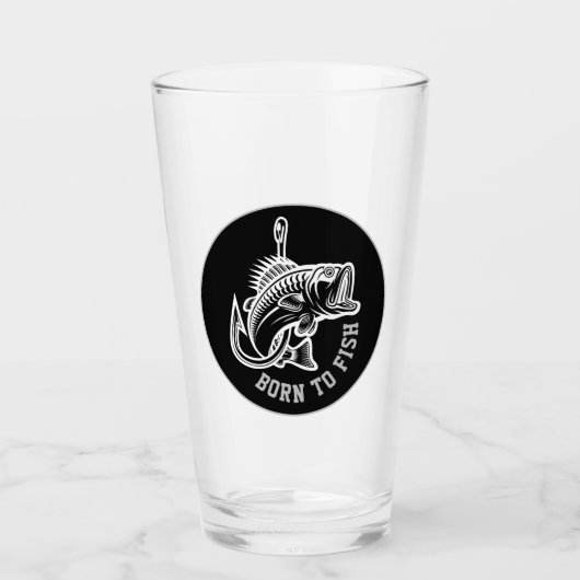 Geboren in vis glas (Voorkant)