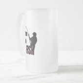 Geboren in vis matglas bierpul (Voorkant links)