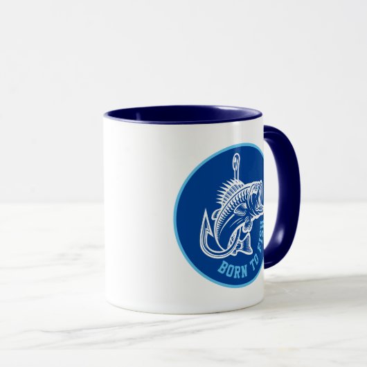 Geboren in vis mok (Voorkant rechts)