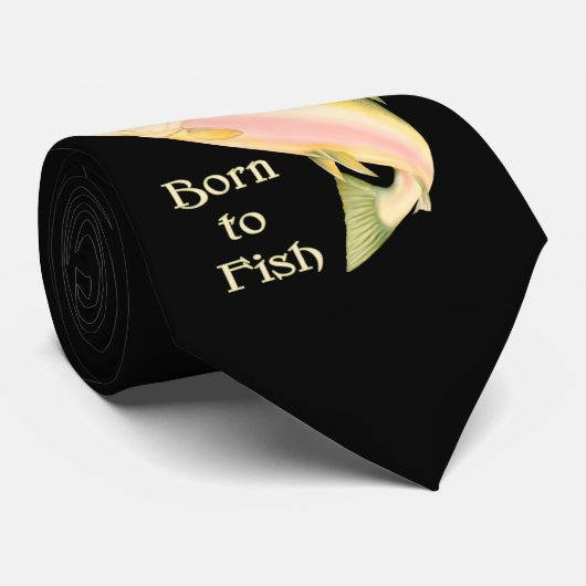 Geboren in vis stropdas (Opgerold)