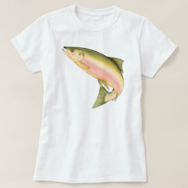 Geboren in vis t-shirt