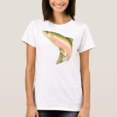 Geboren in vis t-shirt (Voorkant)