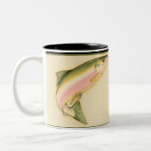 Geboren in vis tweekleurige koffiemok (Links)