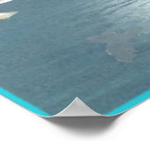 Geboren in water en gedistilleerde dranken poster (Hoek)