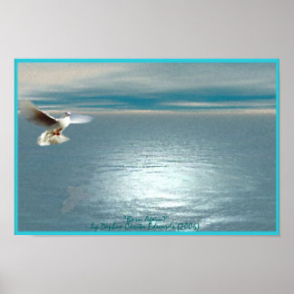 Geboren in water en gedistilleerde dranken poster