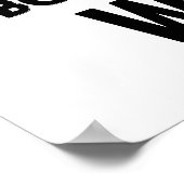 Geboren in Wild Bald Eagle Motivatie Artwork Poster (Hoek)