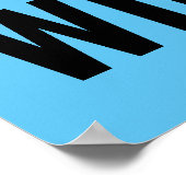 Geboren in Wild Bald Eagle Motivatie Artwork Poster (Hoek)