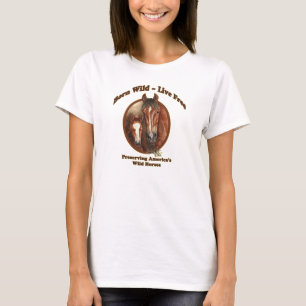 Geboren in Wild Live Free Womans Spaghetti Top SAF