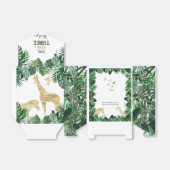 Geboren in Wild Oerwoud Safari Bedankdoosjes (Uitgevouwen)