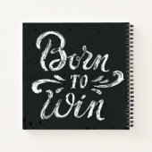 Geboren in Win Notitieboek (Achterkant)