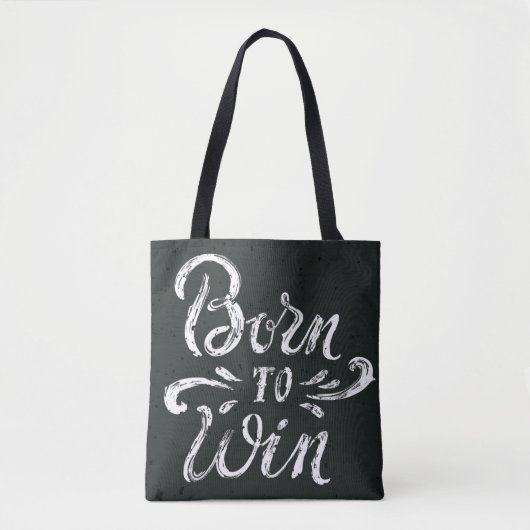 Geboren in Win Tote Bag (Voorkant)