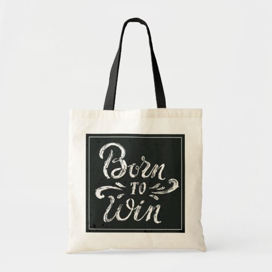 Geboren in Win Tote Bag (Voorkant)