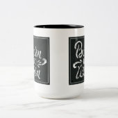 Geboren in Win Tweekleurige Koffiemok (Center)