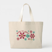 Geboren in Winkeljumbo-Tas Grote Tote Bag (Achterkant)