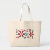 Geboren in Winkeljumbo-Tas Grote Tote Bag (Voorkant)