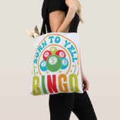 Geboren in Yell Bingo Tote Bag (Dichtbij)
