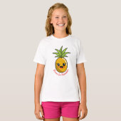 Geboren in zomerananas t-shirt (Voorkant volledig)