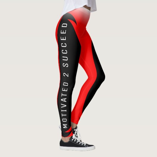 Geboren krijger, gemotiveerd om te slagen / Champ Leggings (Rechts)