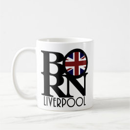 GEBOREN Liverpool Engeland (VK-vlag) 330ml Koffiemok