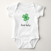 Geboren Lucky baby bodysuit (Voorkant)