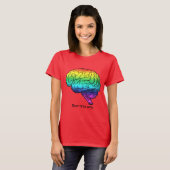 GEBOREN MET DIT BREIN T-SHIRT (Voorkant volledig)