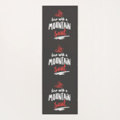 Geboren met een Mountain Soul Yogamat (Achterkant)
