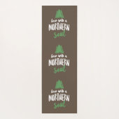 Geboren met een noordelijke sol yogamat (Achterkant)