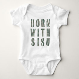 Geboren met Sisu Camo 1 Romper