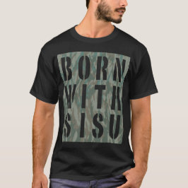 Geboren met Sisu Camo 3 T-shirt