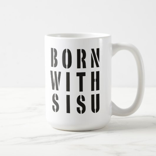 Geboren met Sisu Koffiemok (Rechts)